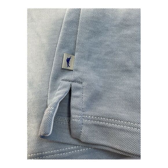 Tommy Bahama Men’s Gray Polo Shirt Short Sleeve Size XL - Picture 12 of 16